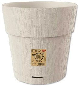 Vaso Ethica cm.15 diversi colori, Beige gesso