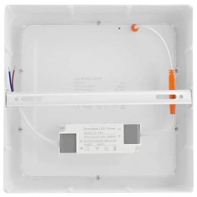 Plafoniera LED Quadrata 20W 2.000lm 225x225mm Osram LED Dimmerabile