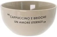 Ciotola 14 cm scritta Quotes tortora