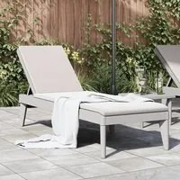 Lettino Grigio 186x60x29 cm in PPcod mxl 109717