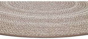 Tappeto da esterno beige , ⌀ 120 cm Silvana Rutto - Universal