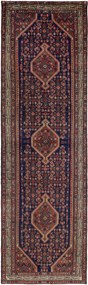 Hamedan Tappeto persiano 370 x 110 Blu (Iran) Annodato A Mano