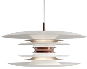 Belid - Diablo Lampada a Sospensione Ø50 Matt White/Rosé Silver Belid