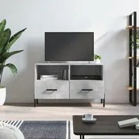 Mobile per TV Grigio Cemento 80x36x50 cm Legno Multistrato 828984