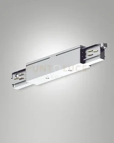 Alimentazione centrale + giunto bianco sistema  binario track 3 fas...