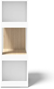 Libreria bianca in rovere 40x114 cm Ella - TemaHome