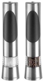 Cole&Mason - Set di macinini elettrici per sale e pepe RICHMOND 2 pezzi 6xAAA
