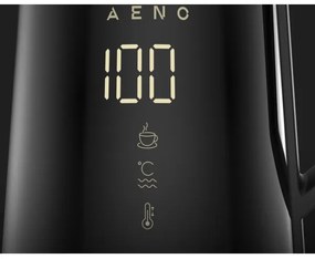 AENO - Bollitore smart con LED display 1,7 l 2200W/230V nero