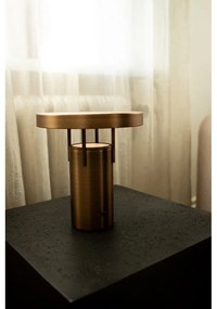 Lampada da tavolo dimmerabile a LED in bronzo con paralume in metallo (altezza 28 cm) BringMe - Hübsch