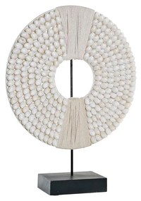 Statua Decorativa DKD Home Decor Ferro Cerchi Conchiglie (40 x 11 x 53 cm)