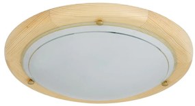 Brilagi - Plafoniera ORBIS 1xE27/60W/230V Ø 30 cm in pino