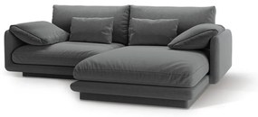 Divano angolare grigio scuro (angolo destro) Torino - Micadoni Home