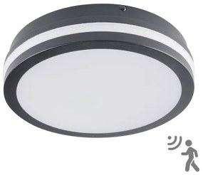 Brilagi - Lampada LED da esterno con sensore BENE LED/18W/230V diametro 22 cm IP54