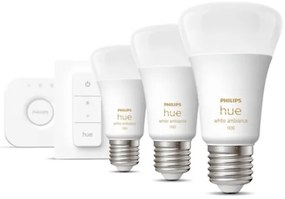 Set base Philips Hue WA 3xE27/11W 2200-6500K + dispositivo di collegamento