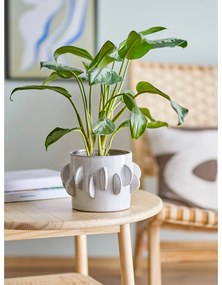 Coprivaso in gres ø 18 cm Roza - Bloomingville