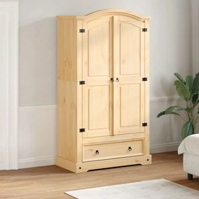 Armadio Corona 102x52x186 Cm İn Legno Massello Di Pino /