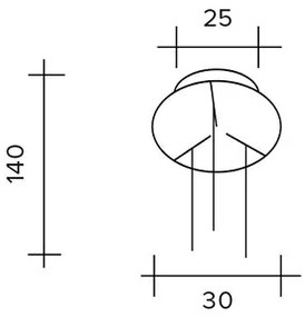 BEBA Montatura Tonda 3 Luci Sforzin illuminazione Accessori