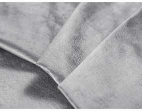 Divano letto in velluto grigio chiaro Luca - Milo Casa