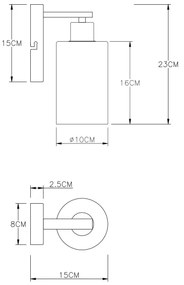 Globo 15465W - Applique HADERA 1xE27/60W/230V