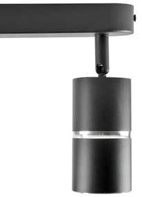 Faretto BAMBOO 2xGU10/10W/230V nero