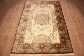 Ghom Tappeto persiano 140x210 (Iran) Annodato A Mano