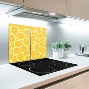 Tagliere in vetro temperato Fette di limone 60x52 cm