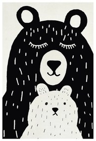 Tappeto per bambini , 100 x 160 cm Bears - Conceptum Hypnose