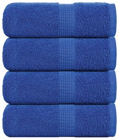 Asciugamani Per Sapone 4 Pz Blu 30x30 Cm 360 G/m² 100% Cotone /