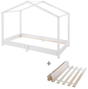 Box letto bianco 70x140 cm Montessori - Roba