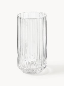 Set di 4 bicchieri da long drink in vetro soffiato Aleo