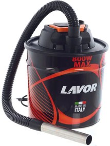 Aspiracenere elettrico 800w con funzione soffiatore serbatoio 18 litri motore silenziato doppio isolamento fusto in acciaio
