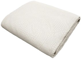Set con copriletto e federa color crema in microfibra 240x260 cm Romane – douceur d'intérieur