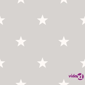 Noordwand Carta Parati Friends & Coffee Little Stars Grigio e Bianco