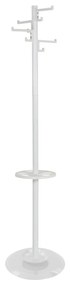 Appendiabiti A Piantana Con 8 Ganci Porcelain Bianco 178 Cm /