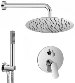 Set doccia braccio 40 cm + soffione 20 cm + miscelatore e kit doccia Kreo