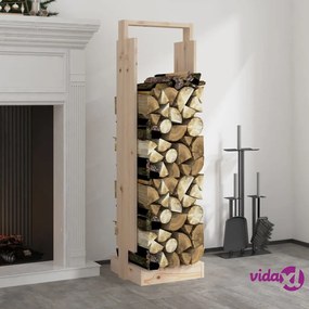 vidaXL Portalegna 33,5x30x110 cm in Legno Massello di Pino