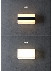 Redo 90325 - Lampada da esterno KODIAK LED 8W/230V 4000K 20 cm IP65, bianca