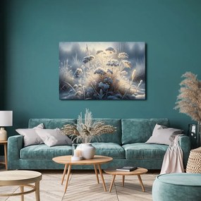 Quadro su tela – Brina sui fiori