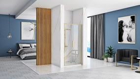 Porta doccia REA Rapid Slide 150 Gold Brush