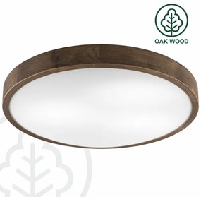 Brilagi - Lampada LED da soffitto CARVALHO SLIM 3xE27/60W/230V noce 47 cm