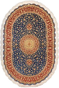 Ghom Tappeto persiano 130 x 200 Beige (Iran) Annodato A Mano