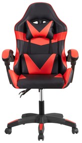 POLTRONA GAMING ALFA NERA/ROSSA SIMILP