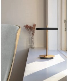 Lampada da tavolo dimmerabile a LED nera con paralume in metallo (altezza 31 cm) Asteria Move - UMAGE