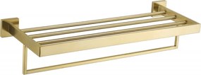 Mexen Vox mensola per asciugamani, oro - 707020-55