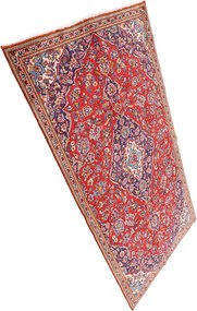 Kashan Tappeto 140 x 250 (Iran) Annodato A Mano