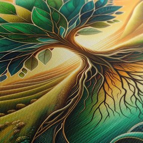 Quadro su tela – Albero della vita mistico al lago