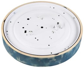 Brilagi - Plafoniera PINO 3xE27/15W/230V in pino/blu Ø 47,5 cm