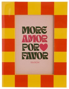 Portafoto 10x15 cm More Amor arancione