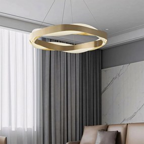 Lampada da soffitto LED APP1802-CP Brush Gold