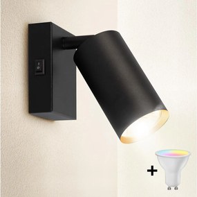 Brilagi -LED dimmerabile faretto da parete orientabile SELE 1xGU10/6W/230V nero/oro